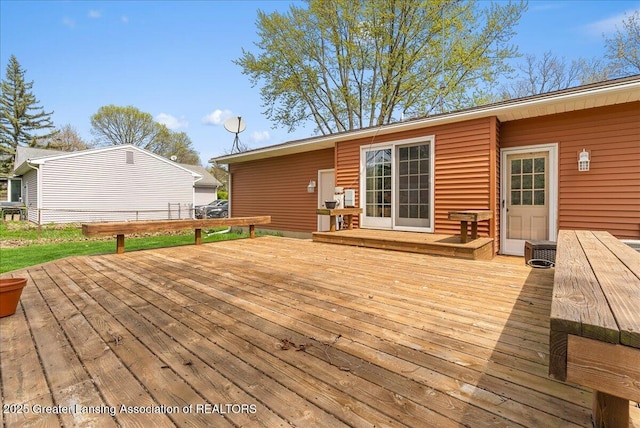 view of deck