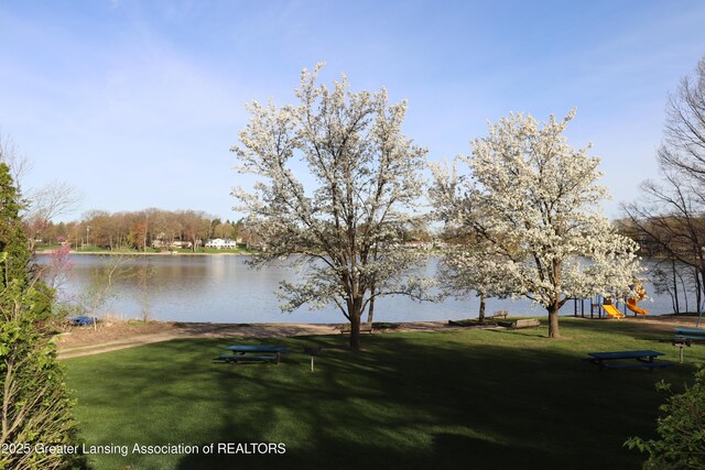 property view of water