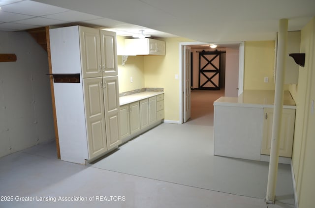 3401 N Burwick Dr, Port Huron, MI 48060 - kitchen with light countertops and white cabinetry