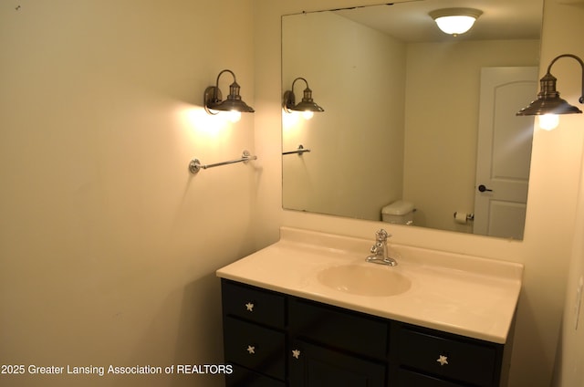 3401 N Burwick Dr, Port Huron, MI 48060 - half bathroom with vanity and toilet