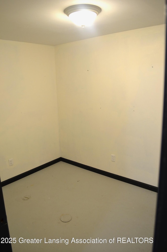 3401 N Burwick Dr, Port Huron, MI 48060 - unfurnished room with concrete flooring and baseboards
