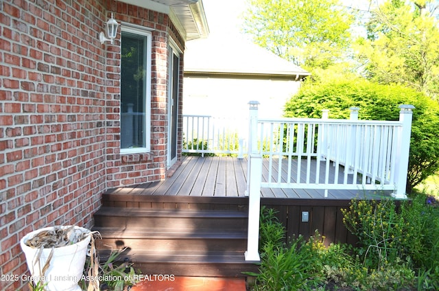 3401 N Burwick Dr, Port Huron, MI 48060 - view of wooden deck