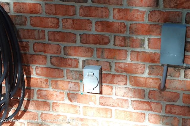 3401 N Burwick Dr, Port Huron, MI 48060 - detailed view of brick siding