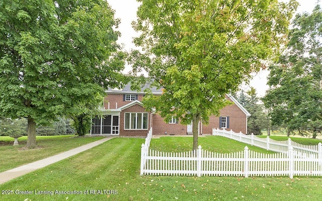 8505 W Willow Hwy, Grand Ledge, MI 48837 - view of front of house featuring a sunroom