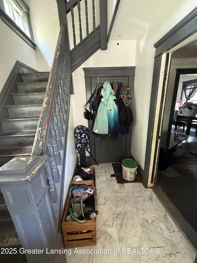 view of staircase