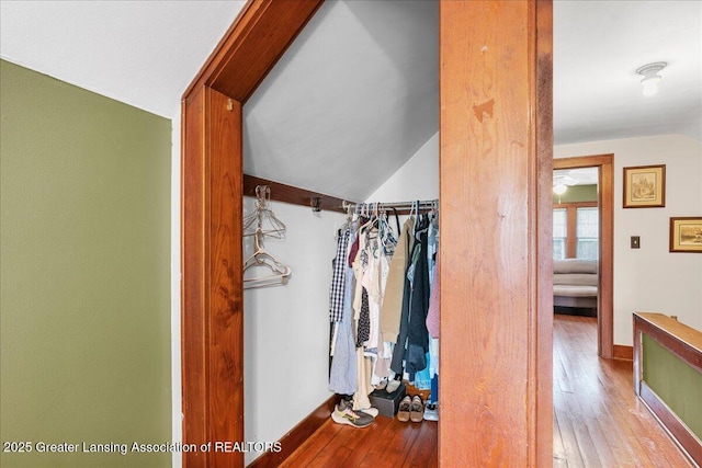 view of closet
