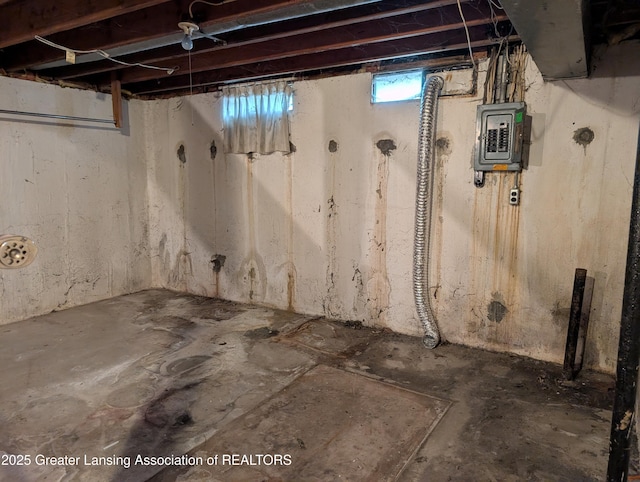 3536 Maybel St, Lansing, MI 48911 - below grade area featuring electric panel