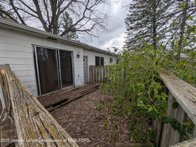3536 Maybel St, Lansing, MI 48911 - rear view of property with fence