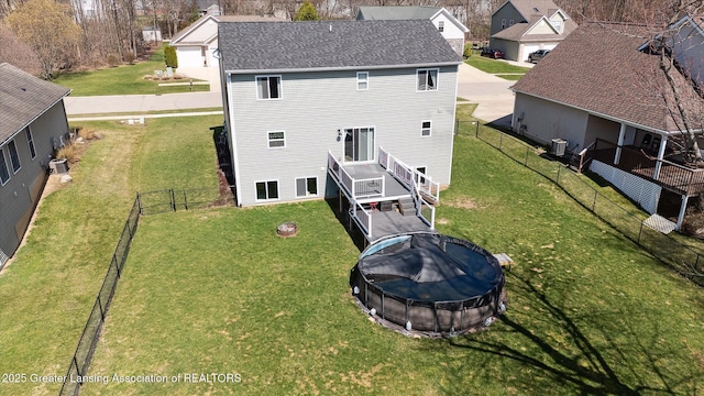 bird's eye view featuring a residential view