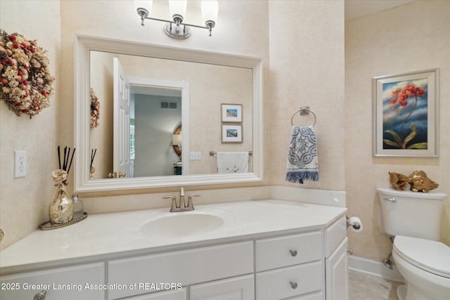 3641 Beech Tree Ln, Okemos, MI 48864 - bathroom featuring vanity and toilet