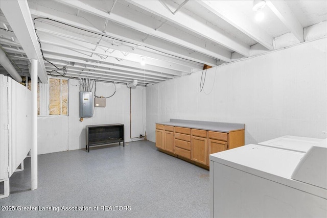 2454 Emerald Lake Dr, East Lansing, MI 48823 - basement with separate washer and dryer