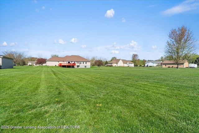 view of yard