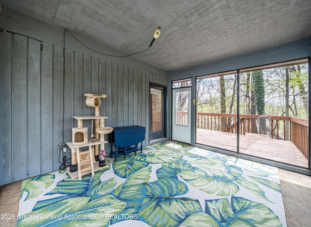 sunroom with a wealth of natural light