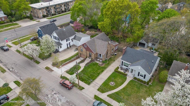 birds eye view of property featuring a residential view