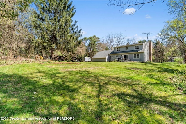 12188 Forest Meadow Dr, Perry, MI 48872 - view of yard