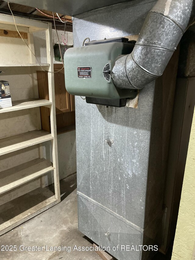view of utility room