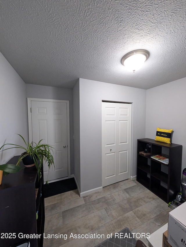 850 Saint Johns Chase, Grand Ledge, MI 48837 - interior space featuring a textured ceiling