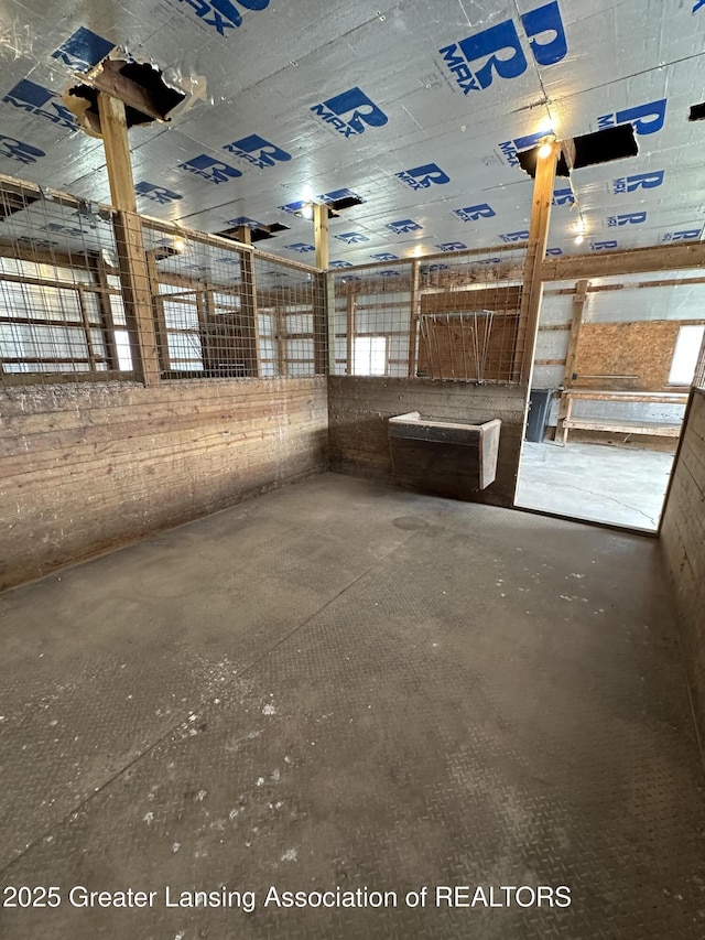 view of horse barn