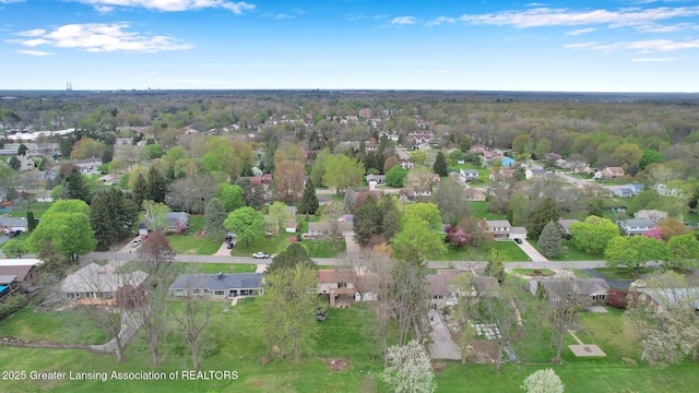 drone / aerial view featuring a residential view