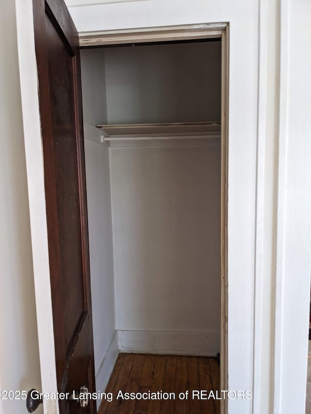 view of closet