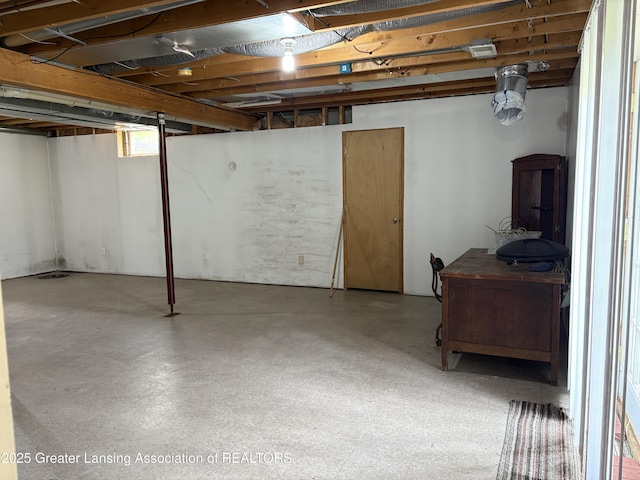 5205 N Bailey Rd, Coral, MI 49322 - view of basement