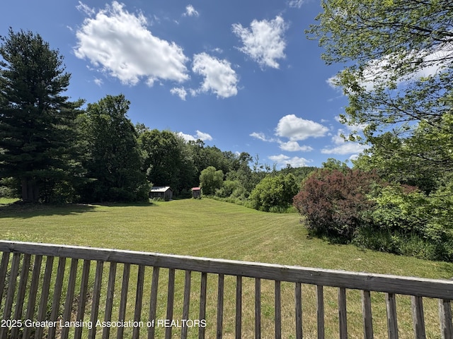 5205 N Bailey Rd, Coral, MI 49322 - view of green lawn