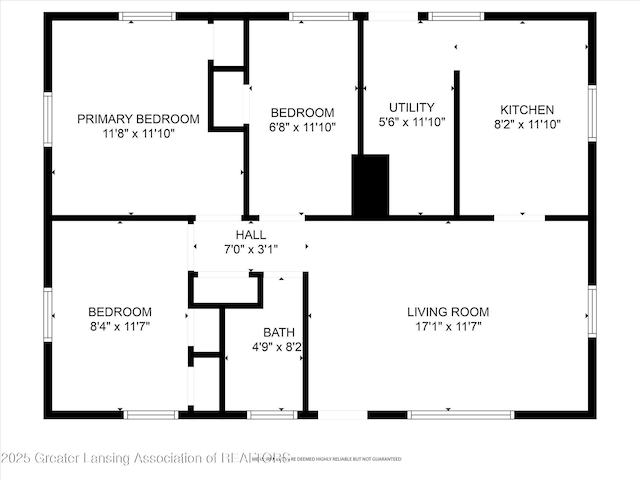 1406 N Martin Luther King Jr Blvd, Lansing, MI 48915 - plan