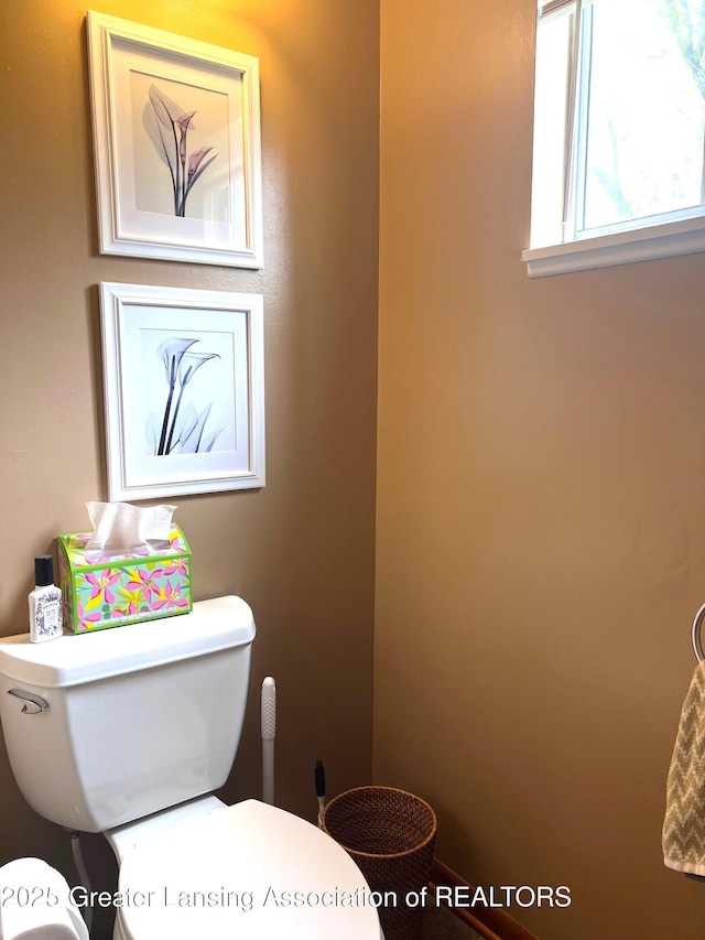 bathroom with toilet