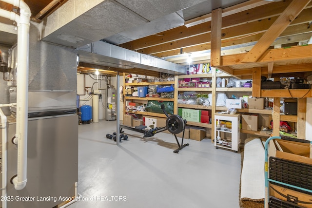 storage with water heater