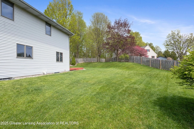 view of yard