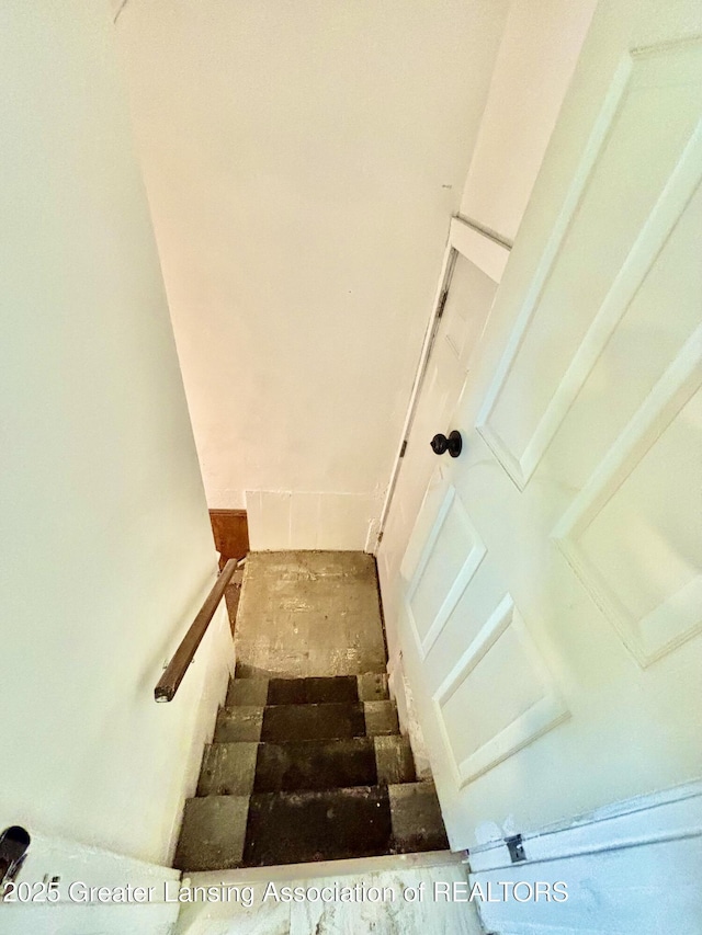 view of stairs