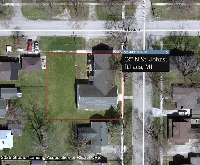 map / location with property boundaries highlighted