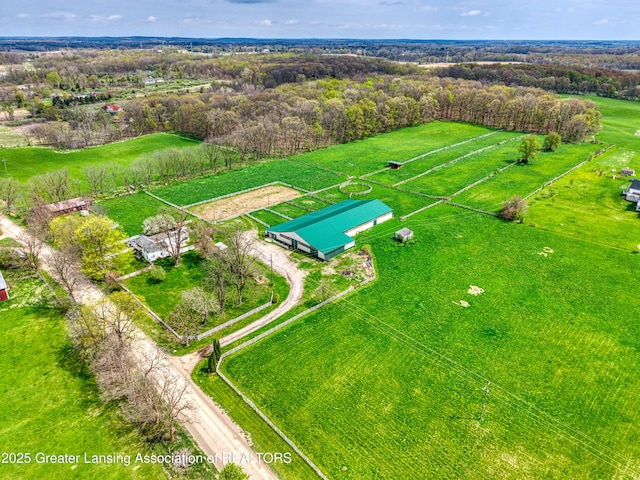 2820 N Lima Center Rd, Dexter, MI 48130 - bird's eye view