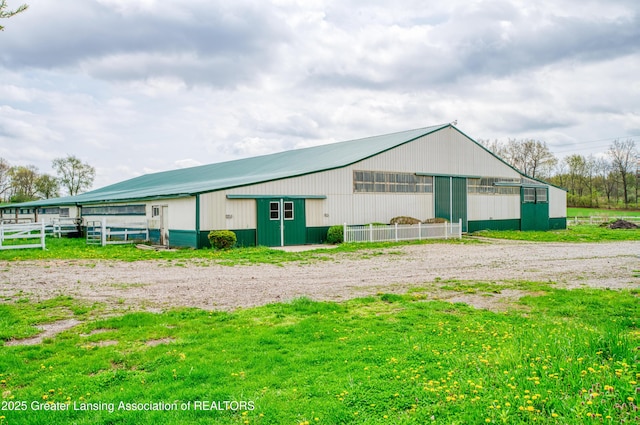 2820 N Lima Center Rd, Dexter, MI 48130 - view of horse barn