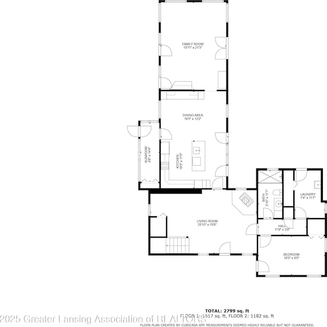 2820 N Lima Center Rd, Dexter, MI 48130 - floor plan
