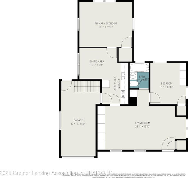1124 Poxson Ave, Lansing, MI 48910 - property floor plan