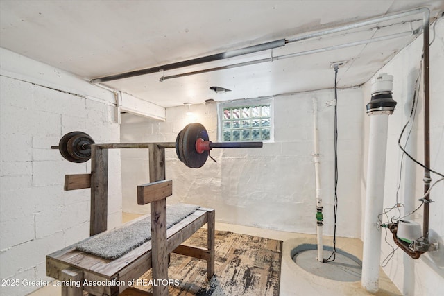 view of exercise room