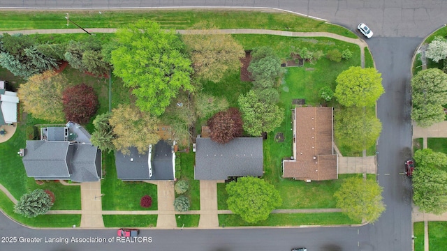 910 Pecos Dr, Lansing, MI 48917 - bird's eye view