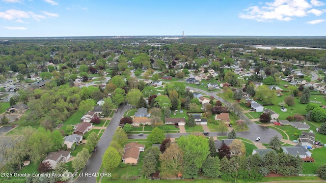 910 Pecos Dr, Lansing, MI 48917 - aerial view of property and surrounding area with nearby suburban area