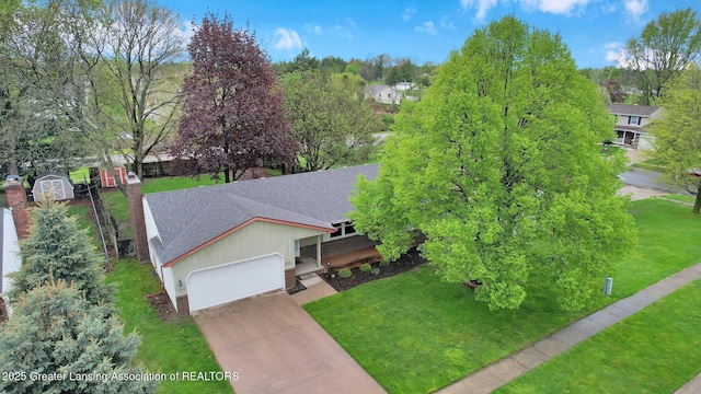 910 Pecos Dr, Lansing, MI 48917 - aerial view of property and surrounding area