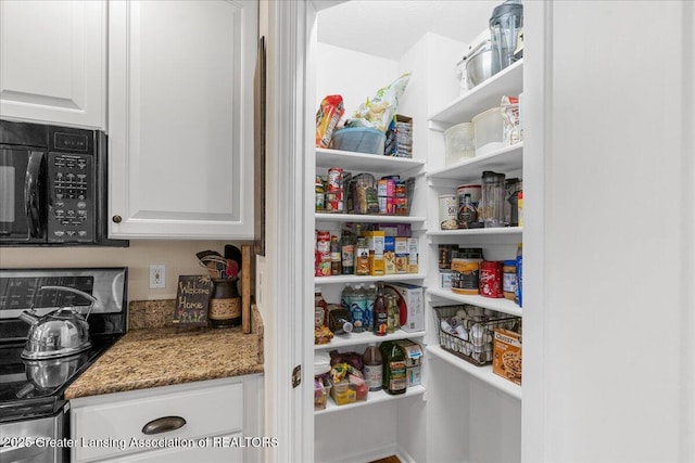view of pantry