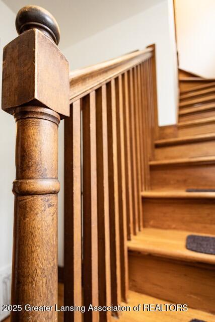 view of staircase