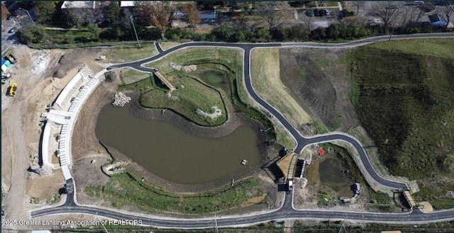 aerial view of property's location