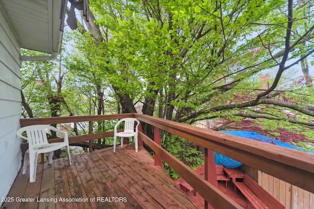 view of deck