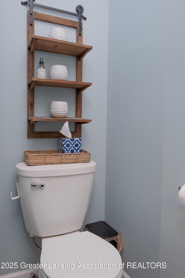 bathroom with toilet