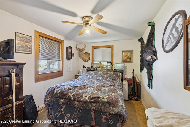 933 W Northrup St, Lansing, MI 48911 - bedroom with radiator and carpet floors