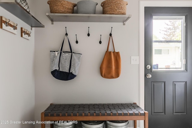 view of mudroom