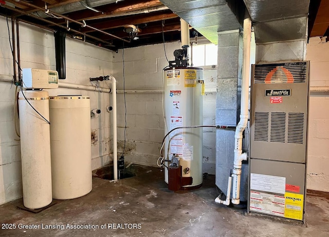 utilities with gas water heater