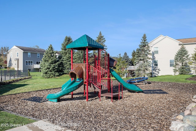 6669 Cotswald Dr Unit 126, Grand Ledge, MI 48837 - view of community play area