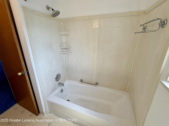 full bath with shower / washtub combination